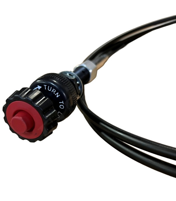 WESCON 953A02-B1S-120 THROTTLE CABLE VERNIER 10FT LONG 3 IN TRAVEL