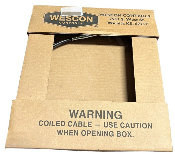 WESCON 953A02-B1S-120 THROTTLE CABLE VERNIER 10FT LONG 3 IN TRAVEL