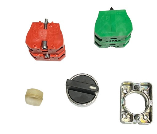 AUTOMATIONDIRECT GCX1320-22 SWITCH,SEL 22MM METAL BLK KNOB NO MNTND 3-POS