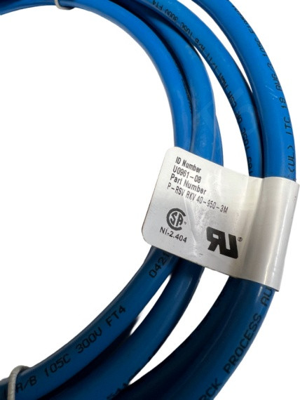 TURCK P-RSV RKV 40-950-3M CABLE,ASSY SINGLE PAIR SHIELDED 3 M