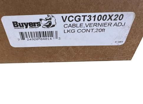 BUYERS PRODUCTS VCGT3100X20 PULL CABLE 20FT VERNIER ADJUSTABLE LOCKING CONTROL