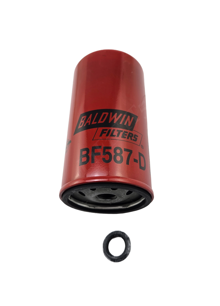BALDWIN FILTERS BF587-D FUEL FILTER ELEMENT SECONDARY SPIN-ON W/DRAIN