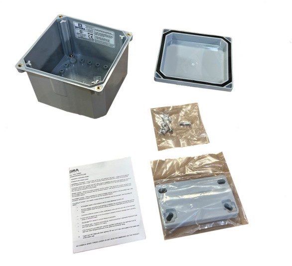 AUTOMATIONDIRECT H6064SF-P10 CONTROL ENCLOSURE 6 X 6 X 4 GREY POLYCARBONATE