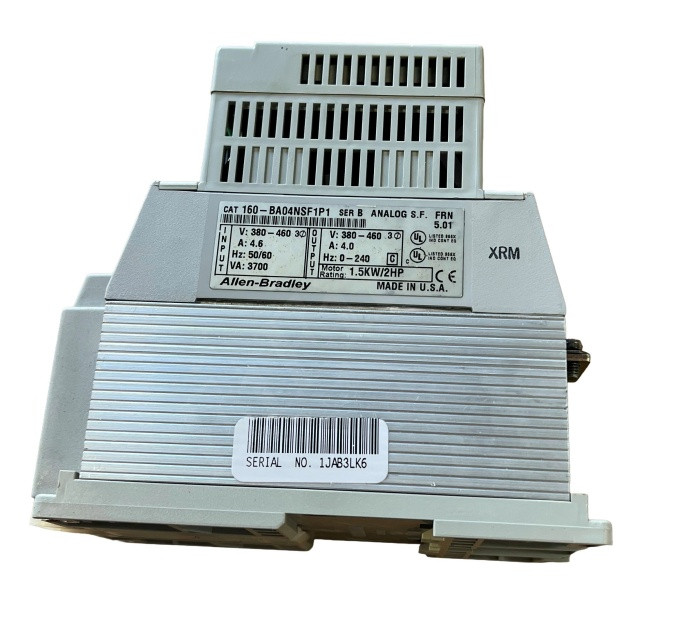 ALLEN BRADLEY 160-BA04NSF1 AC DRIVE INVERTER 2HP 380-460 VOLT