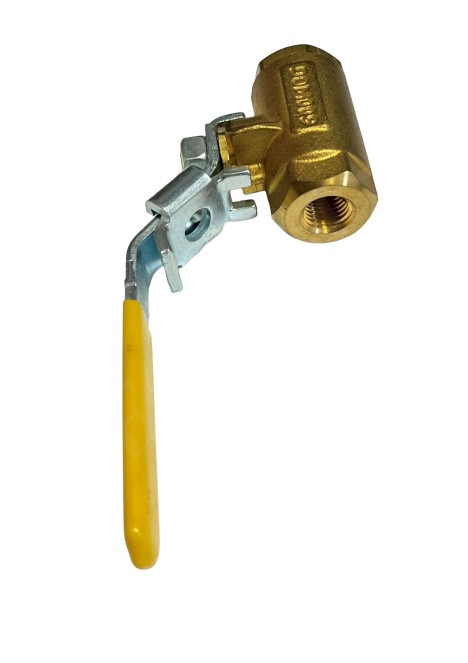 PARKER XVP500P-4 VALVE,BALL 1/4 FNPT X 1/4 FNPT BRASS LOCKING HANDLE 600PSI