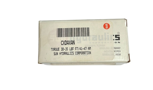 SUN HYDRAULICS CXDAXAN VALVE,CHECK 20 GPM 4 PSI CRACK FREE FLOW NOSE TO SIDE T-13A