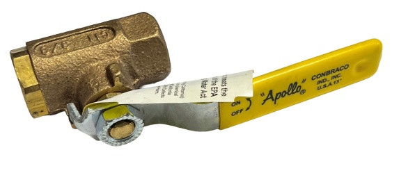 APOLLO VALVES 70-102-01 VALVE,BALL 3/8 BRONZE 400 LB THD FF BUNA-N SEAT & SEALS