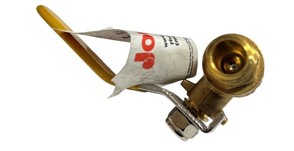 JOMAR JF-100TFM BALL VALVE 3/8 THREADED BRASS,MNPT X FNPT,LOCKABLE LEVEL