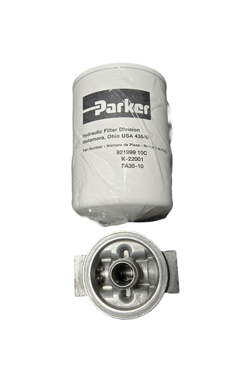 PARKER 12AT110CBPCN12H HYDRAULIC FILTER SPIN-ON 10 MICRONS 3/4 FEMALE NPT