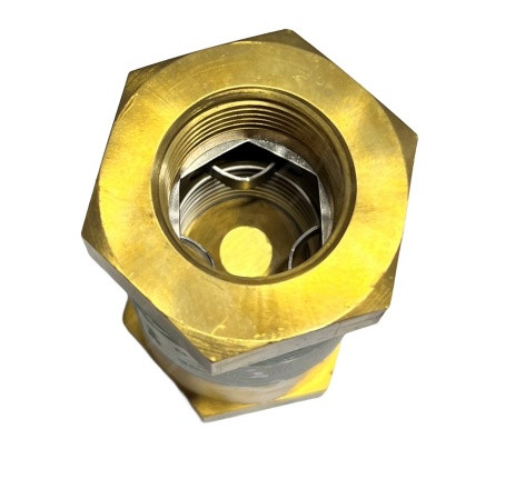 CIRCLE SEAL CONTROLS 232B-8PP-.15 CHECK VALVE 1 FNPT OXYGEN CLEANED 3000 PSI BRASS