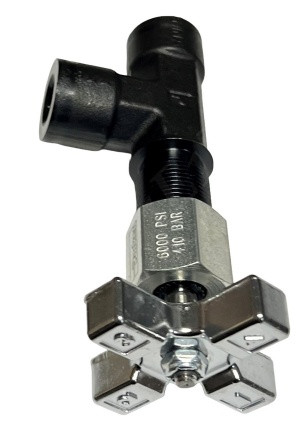 PARKER MV461S NEEDLE VALVE 1/4 NPTF 90 DEG 5000 PSI PANEL-MOUNT