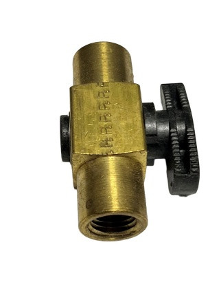 PARKER XPV609 PLUG VALVE BRASS 1/4FNPT X 1/4FNPT