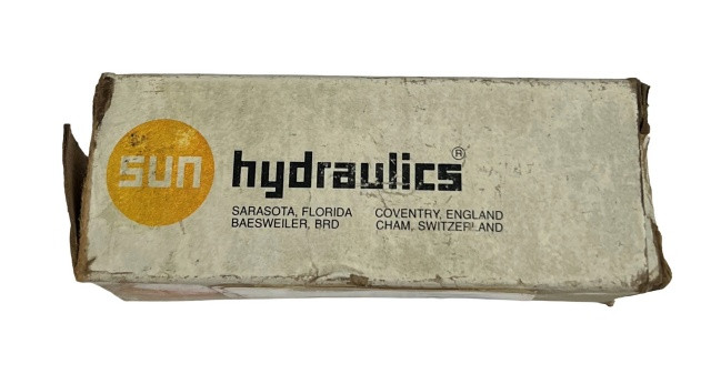 SUN HYDRAULICS PBDB FEN PRESSURE REDUCING VALVE PILOT OPERATED