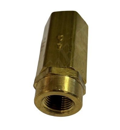CHECK VALVE 3/8 FNPT STRAIGHT 1500 PSI BRASS