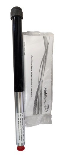 MOBILE MARK OD3-2400MOD2-BLK ANTENNA,2.4-2.485 GHZ 3 DBI OMNI HIGH VIBRATION 25 WATT 14IN LONG N FEMALE CONNECTOR BLK