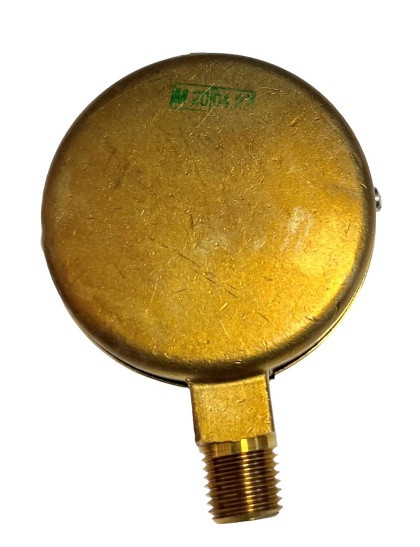 NOSHOK 25-300-1000/COC PRESSURE GAUGE 0-1000 PSI 2.50 1/4NPT W/NIST CERT BRASS