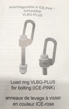 RUD CHAIN 8504653 LIFTING EYE SWIVEL M12 1TON