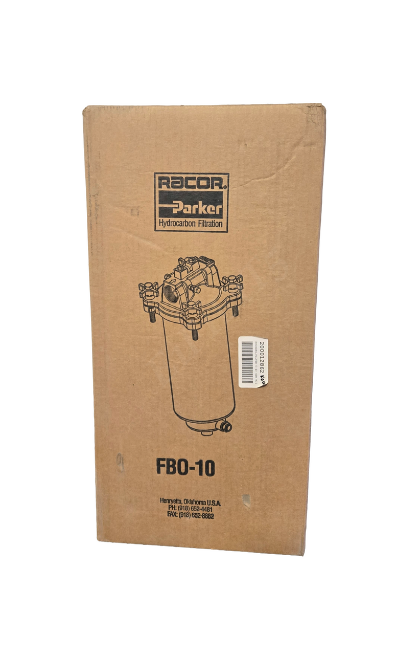 PARKER FBO-10-DPL FILTER HOUSING 5-40 GPM WITH DP GAUGE