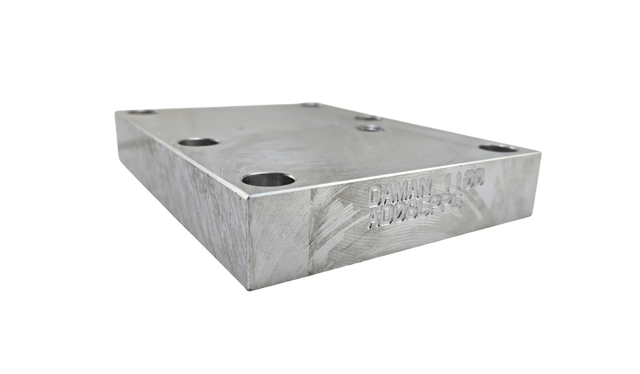 DAMAN AD08CPPG COVER PLATE MANIFOLD ALUMINUM