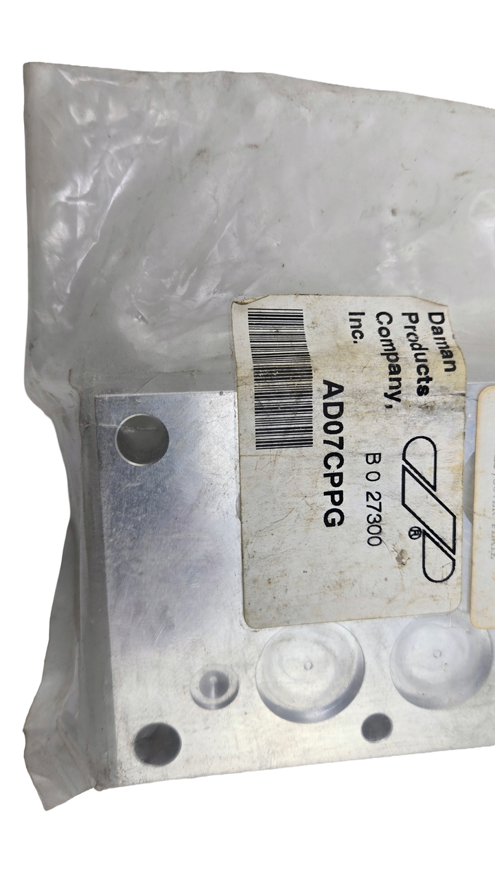 DAMAN AD07CPPG COVER PLATE MANIFOLD ALUMINUM