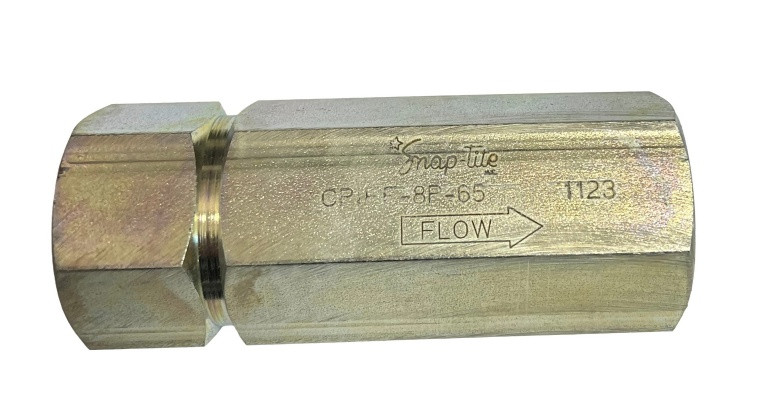 SNAP-TITE CPIFF-8P-65 CHECK VALVE 1 FNPT 5KSI STEEL 65 PSI CRACK VITON