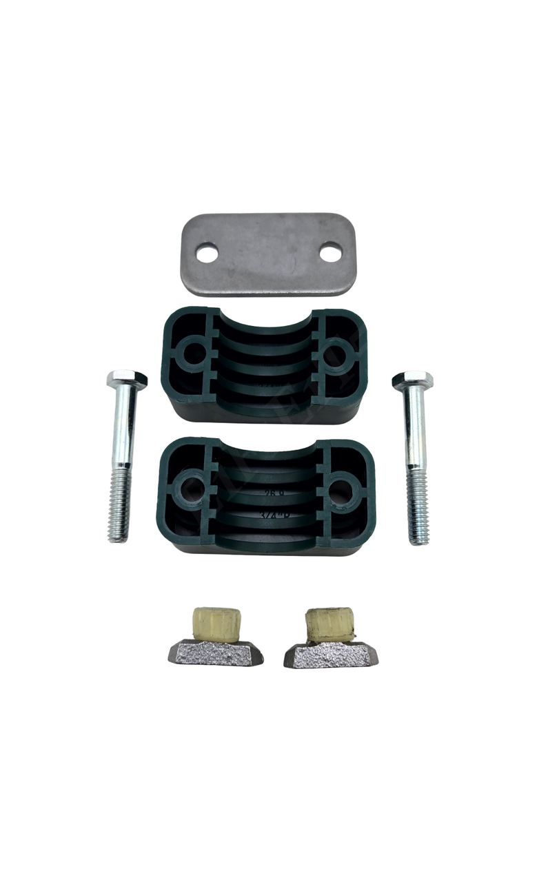 STAUFF SM-426.9-PP-DP-AS-U-W3-K CLAMP 1-1/16 DIA SINGLE VIBRATION DAMPENING RAIL MT SM426, 9PPDPASUW3K