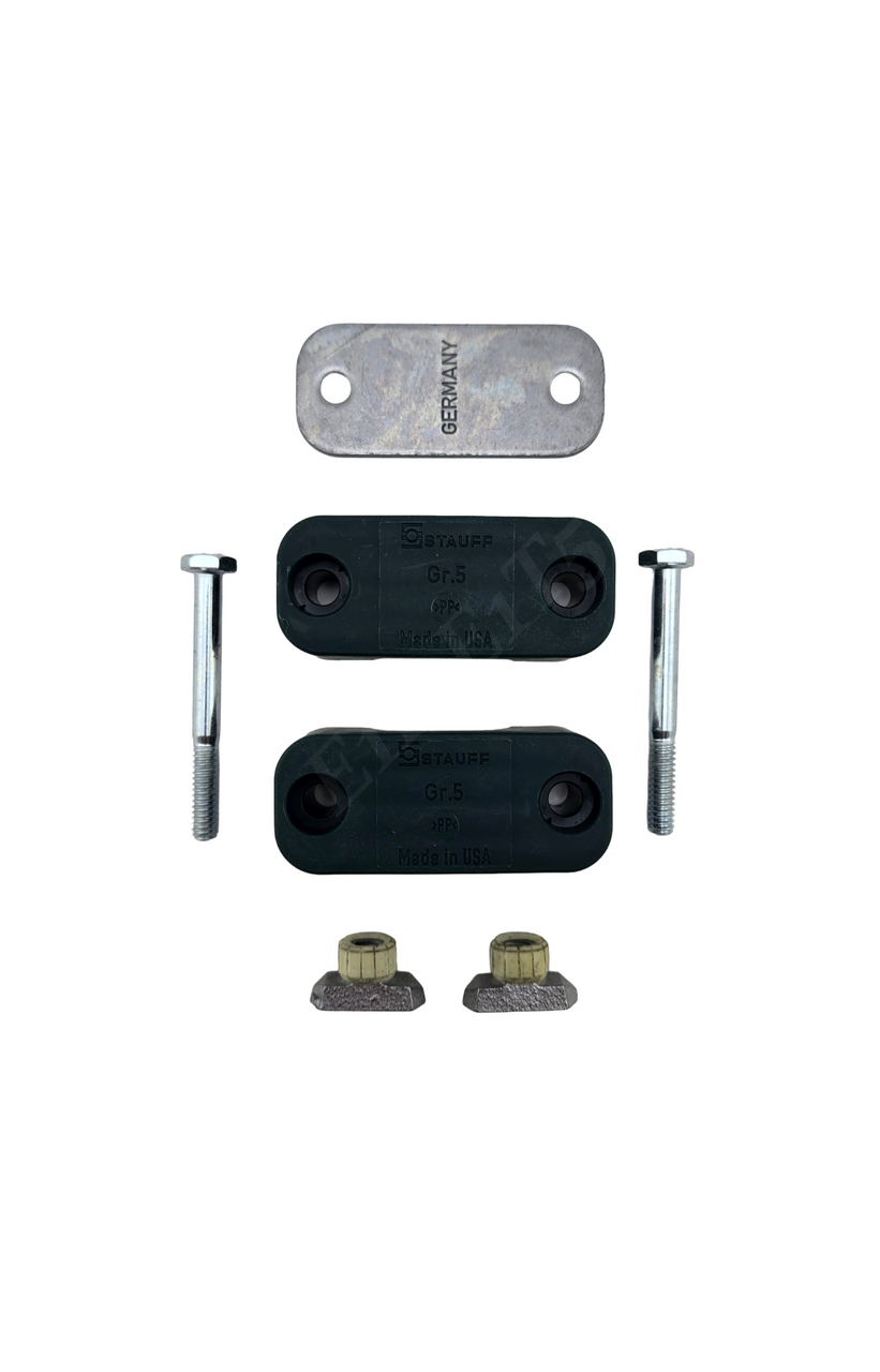 STAUFF SM532PPDPASUW3K CLAMP 1-1/4 DIA SINGLE VIBRATION DAMPENING RAIL MT