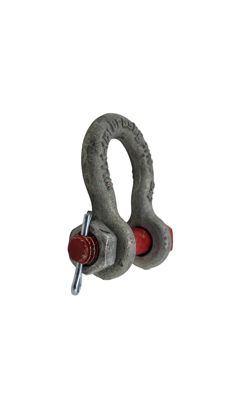 CROSBY G-2130 1019471 ANCHOR SHACKLE 7/16 IN BOLT TYPE GALVANIZED 1-1/2 TON WORKI