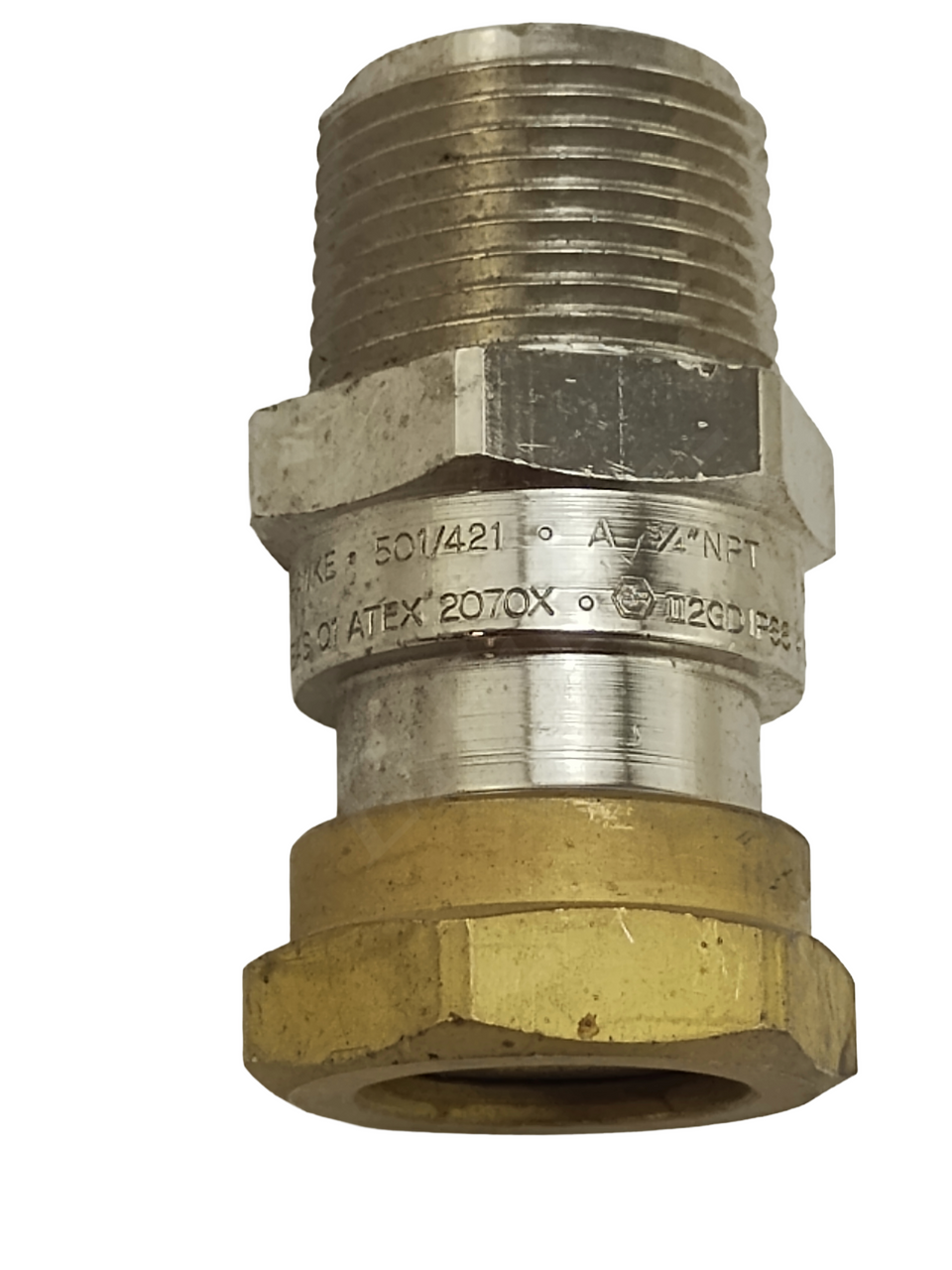 HAWKE INTERNATIONAL 501/453/UNIV/A/3/4 CABLE GLAND 501/453 UNIV A 3/4IN NPT NP BRASS THREADS