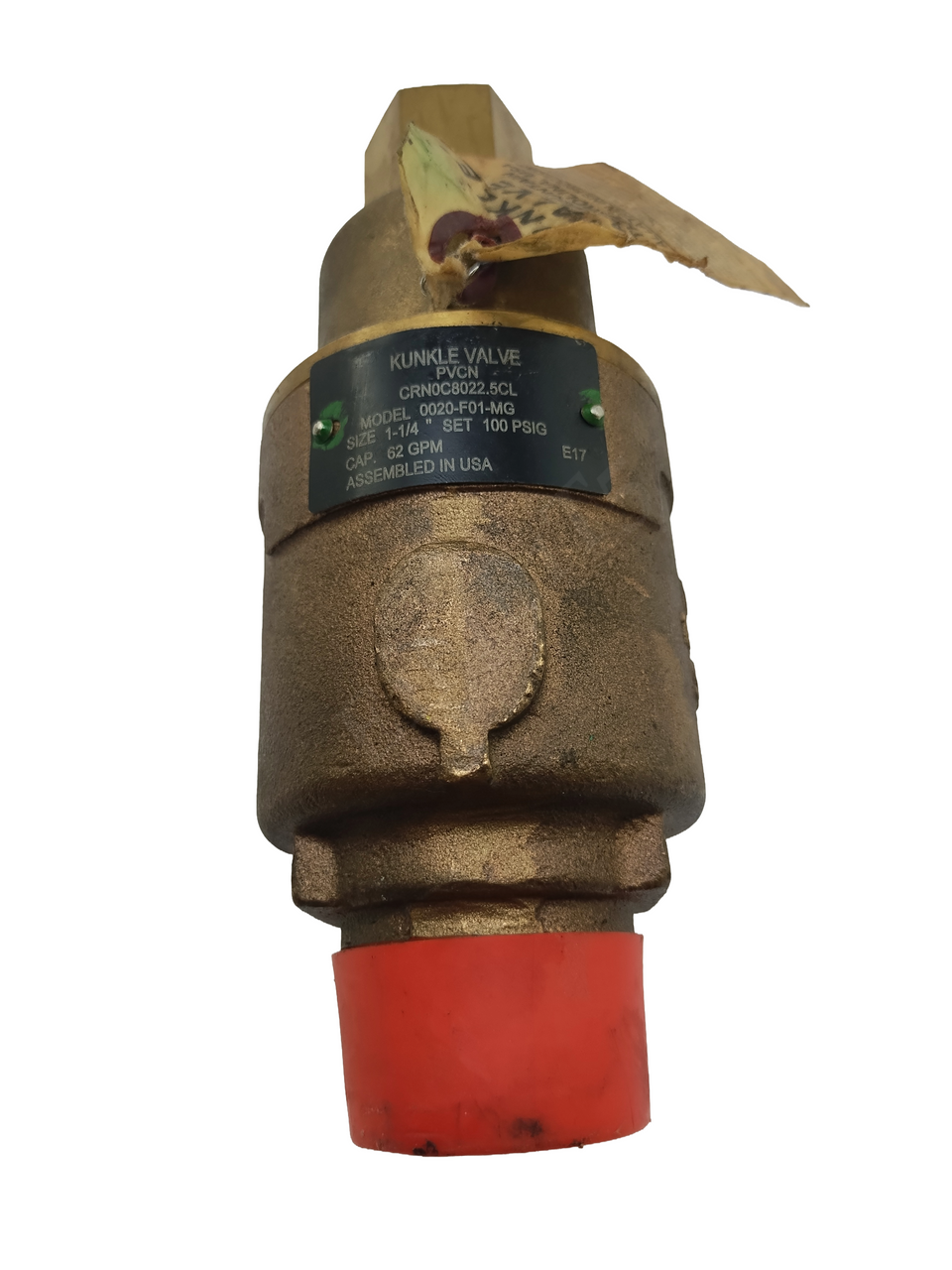 KUNKLE 0020-F01-MG SAFETY RELIEF VALVE