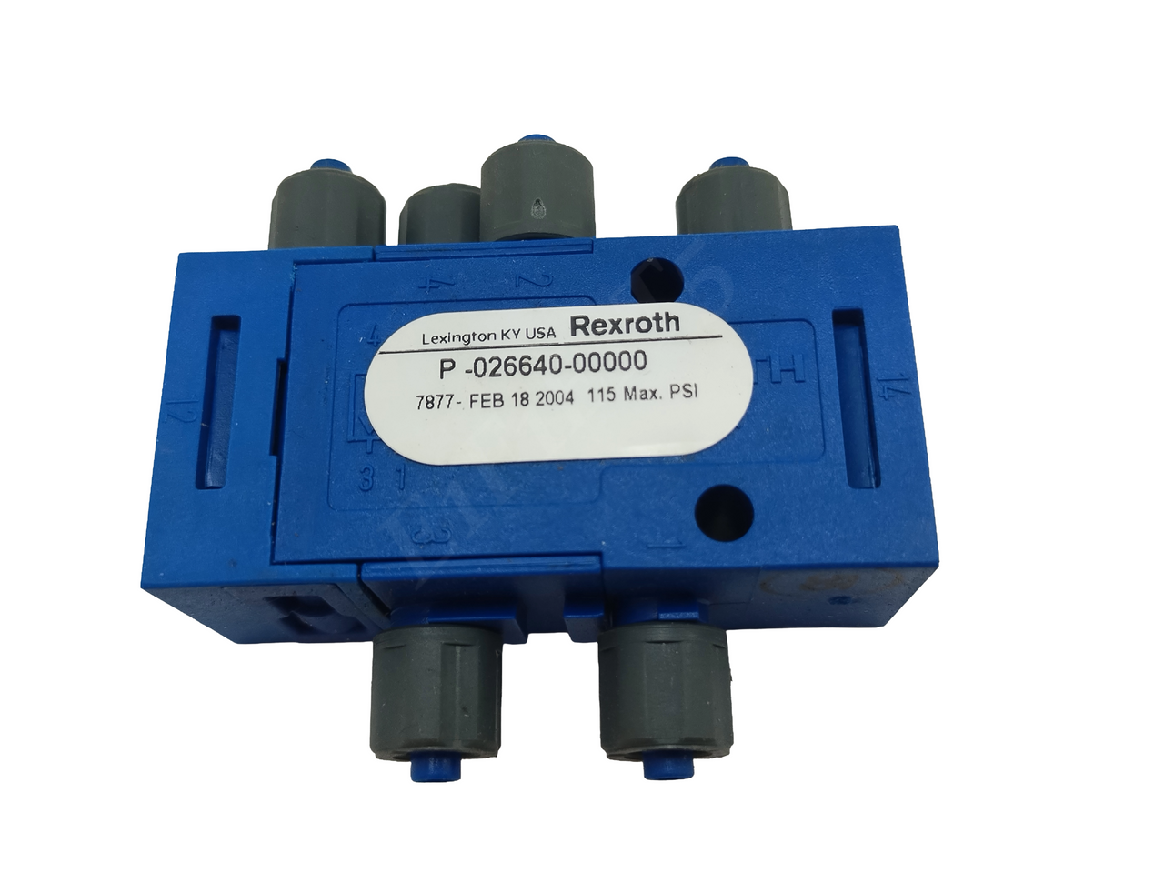 REXROTH R432008660 P -026640-00000 DIRECTIONAL CONTROL VALVE DOUBLE AIR PILOT