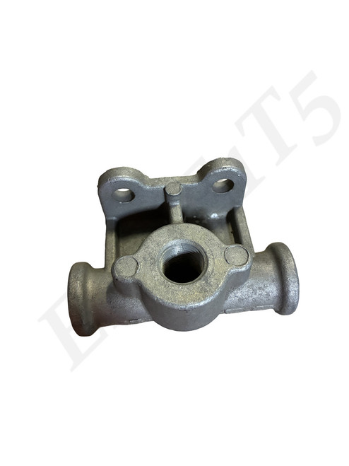 BENDIX 236056N PIPE TEE 3/8 IN W/2-HOLE SURFACE ANCHOR BRACKET