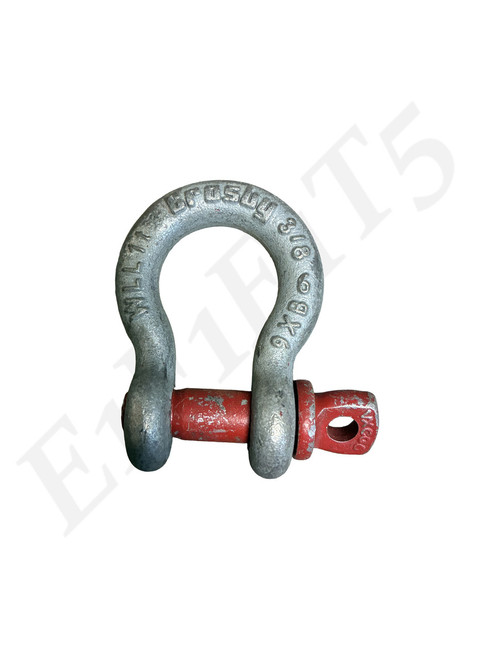 CROSBY 1018419 ANCHOR SHACKLE 2000LB CARBON STEEL 3/8IN