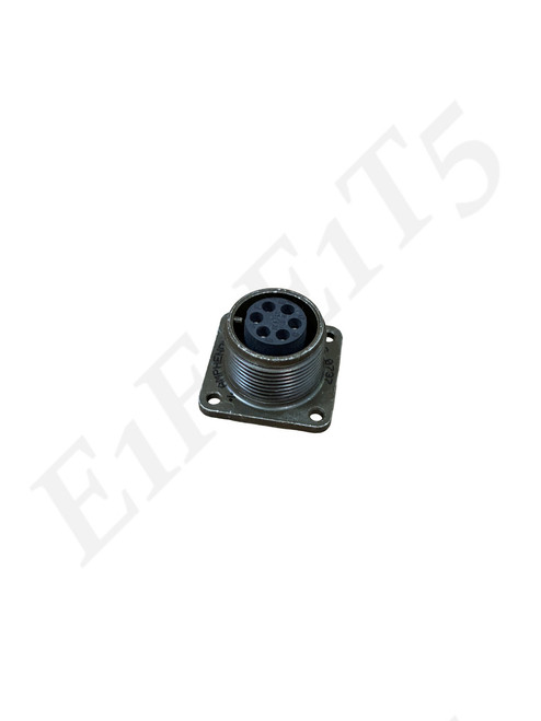 AMPHENOL MS3102R14S-6S 6 POSITION CIRCULAR CONNECTOR CONNECTOR FEMALE SOCKETS SOLDER CUP CLASS R