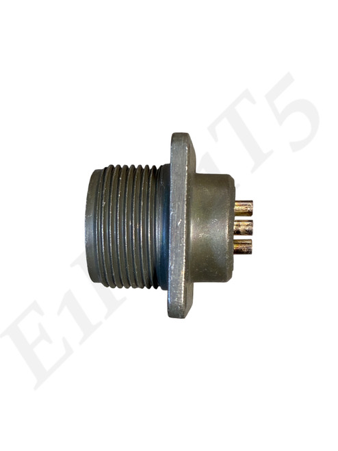 AMPHENOL MS3102A14S-6S 6-POSITION CIRCULAR CONNECTOR FEMALE SOCKETS SOLDER CUPS SIZE 14S,6