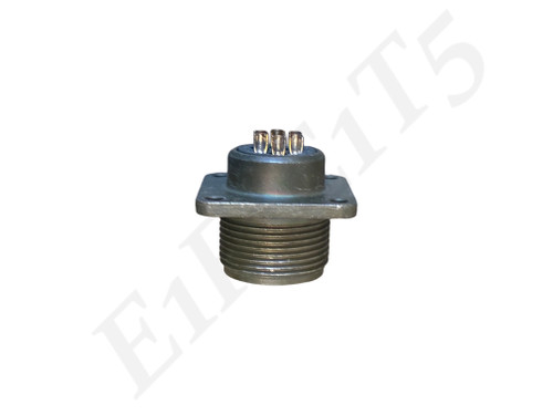 AMPHENOL MS3102A14S-6S 6-POSITION CIRCULAR CONNECTOR FEMALE SOCKETS SOLDER CUPS SIZE 14S,6