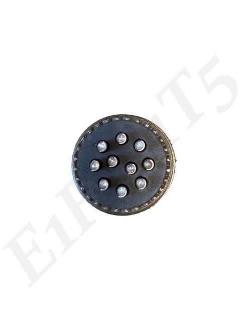AMPHENOL MS3106A18-1S 10-POSITION CIRCULAR CONNECTOR STR PLUG SIZE 18,10 #16