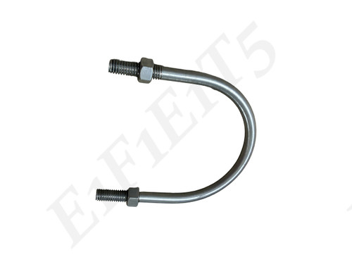 U-BOLT 3.0 INCH PIPE STAINLESS STEEL 4.12 OAL 3.5 ID 3/8-16