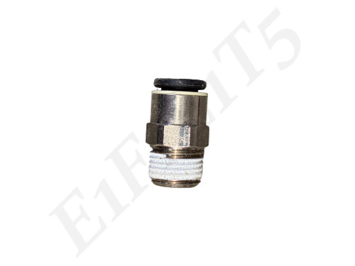 PUSH CONNECT TUBE FITTING 1/4 X 1/4 MNPT HEX HD 1/4 TUBING