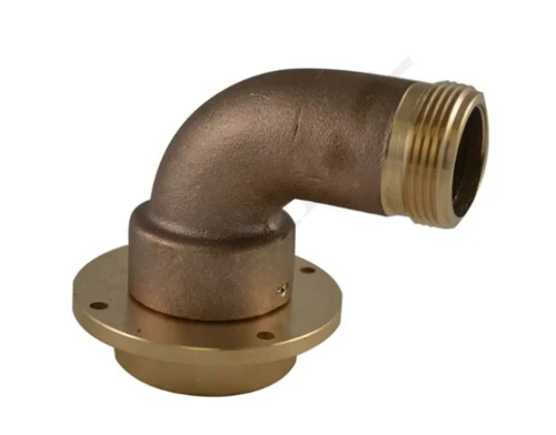 SOUTH PARK MDE77F22AB SOUTH PARK 2 NPT FREE SWIVEL X 1.5 NST M (4-Hole Mounting Flange) 90 DEGREE ADAPTER BRASS