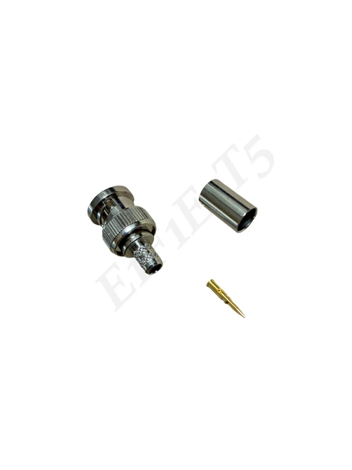 AMPHENOL 31-71008-RFX RG59-62 RF COAXIAL CONNECTOR BNC STR PLUG CRIMP-CRIMP