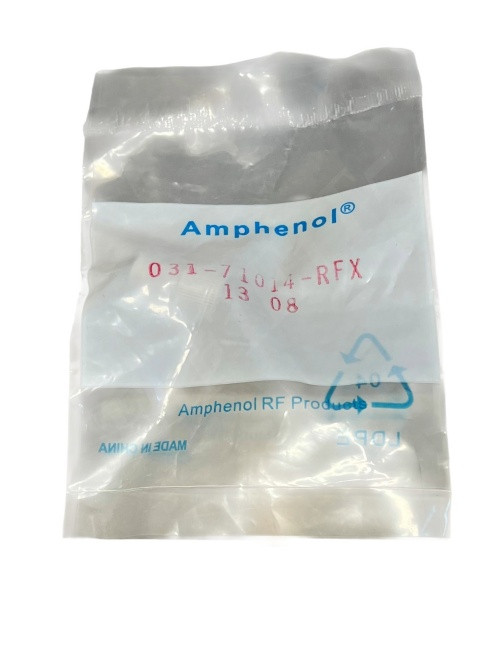 AMPHENOL 031-71014-RFX CONNECTOR RG179-187 RF COAXIAL BNC STR JACK CRIMP-CRIMP