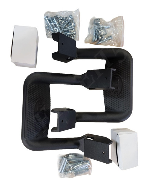 BULLY ‎BBS-1103 SIDE STEP STEP W/MOUNTING BRACKETS BLACK POWDER SET UNIVERSAL