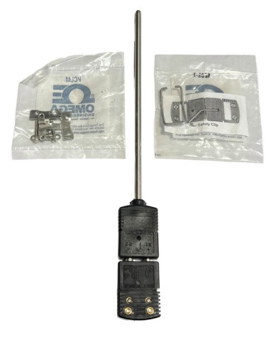 OMEGA ENGINEERING JQSS-316U-6 THERMOCOUPLE,TYPE J .185 X 6 SS STD CONNECTOR UNGND