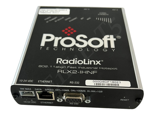 PROSOFT TECHNOLOGY RLX2-IHNF-A-SLBFR INDUSTRIAL HOTSPOT FIRMWARE FCC REGION