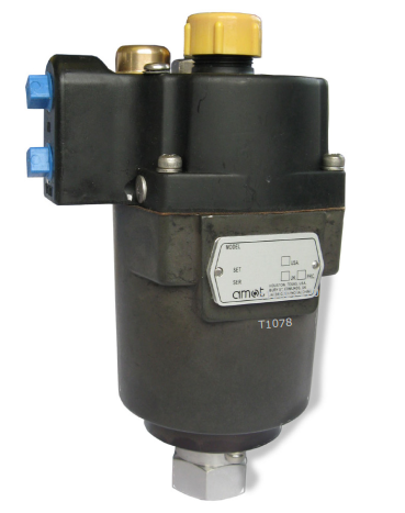 AMOT, USA 4110B3120F-AA OVERSPEED SENSING VALVE 7/8-18 HD SAE PNEUMATIC SPEED 1201 - 4200 SAE - .155/.150 - Gulfproofed