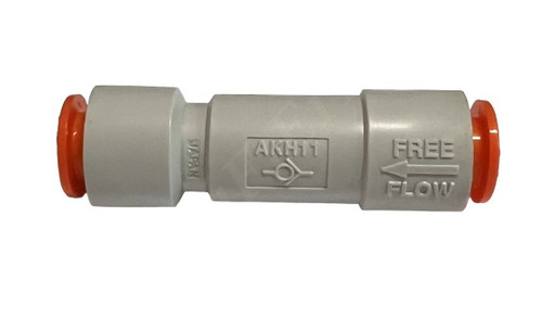 SMC CORPORATION OF AMERICA AKH11-00 CHECK VALVE 3/8 TUBE STRAIGHT ONE TOUCH FITTINGS