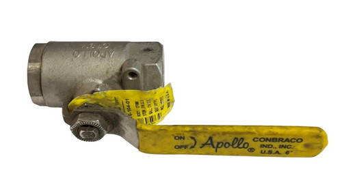 APOLLO 70-144-01 VALVE,BALL 3/4 BRONZE 400 LB THD FF TFE SEAT AND SEALS 31