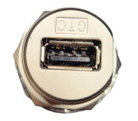 USB FIREWIRE RR-211300-30 BULKHEAD CONNECTOR USB A FEMALE TO A FEMALE