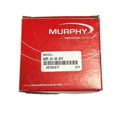 MURPHY A20PE-OS-300-SF15 PRESSURE GAUGE 0-300 PSI 15 PSI SET FALLING